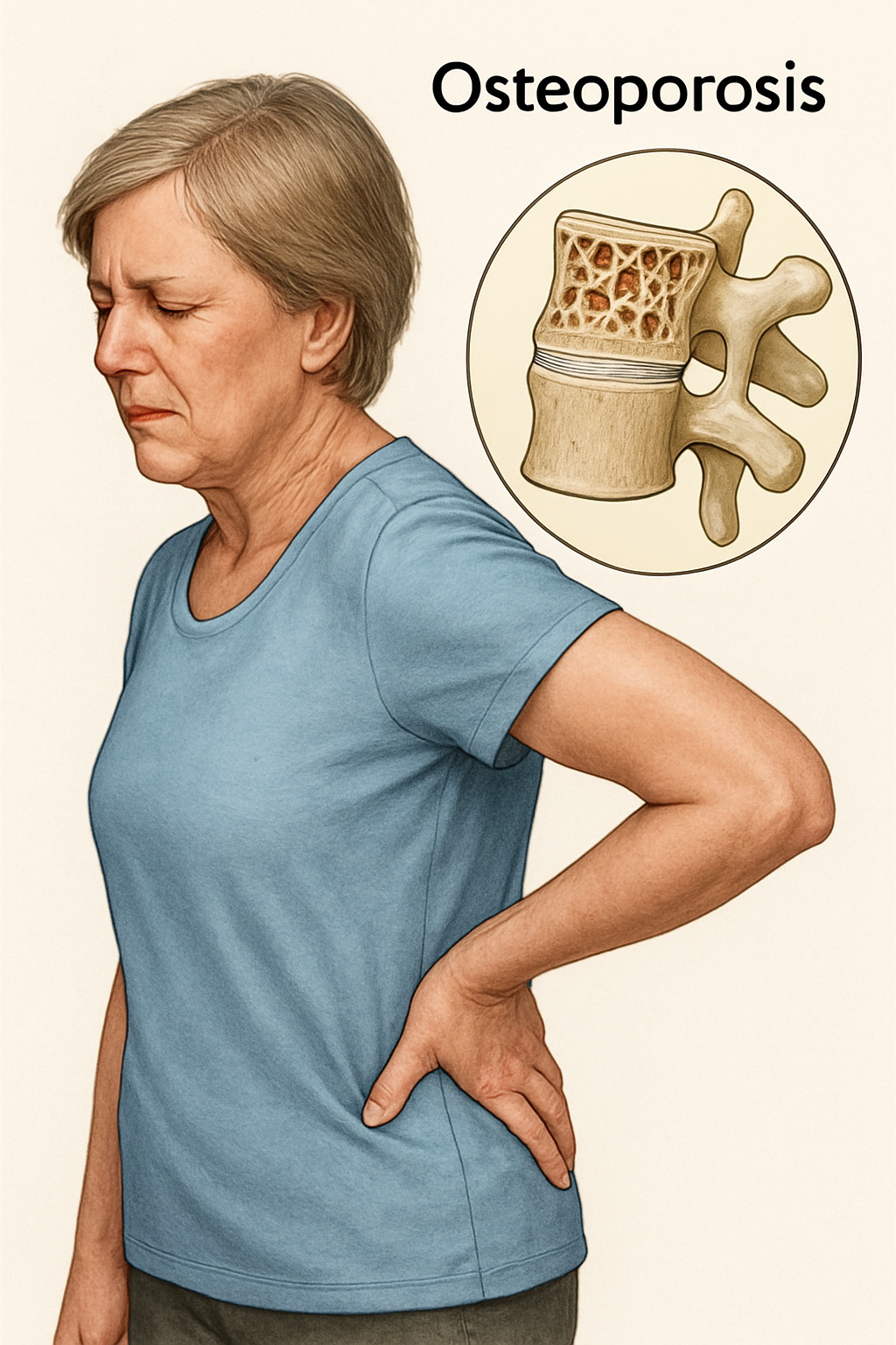 Πρόσεχε τον σκελετό σου, αλλιώς θα σου χτυπήσει την πόρτα η οστεοπόρωση.